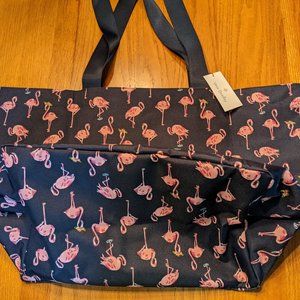 Vera Bradley Large Flamingo Fiesta Tote NWT